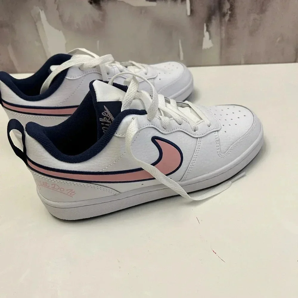 ! NIKE ~ Kids' Court Borough 2 Low Top Sneaker Big Kid (NWT)